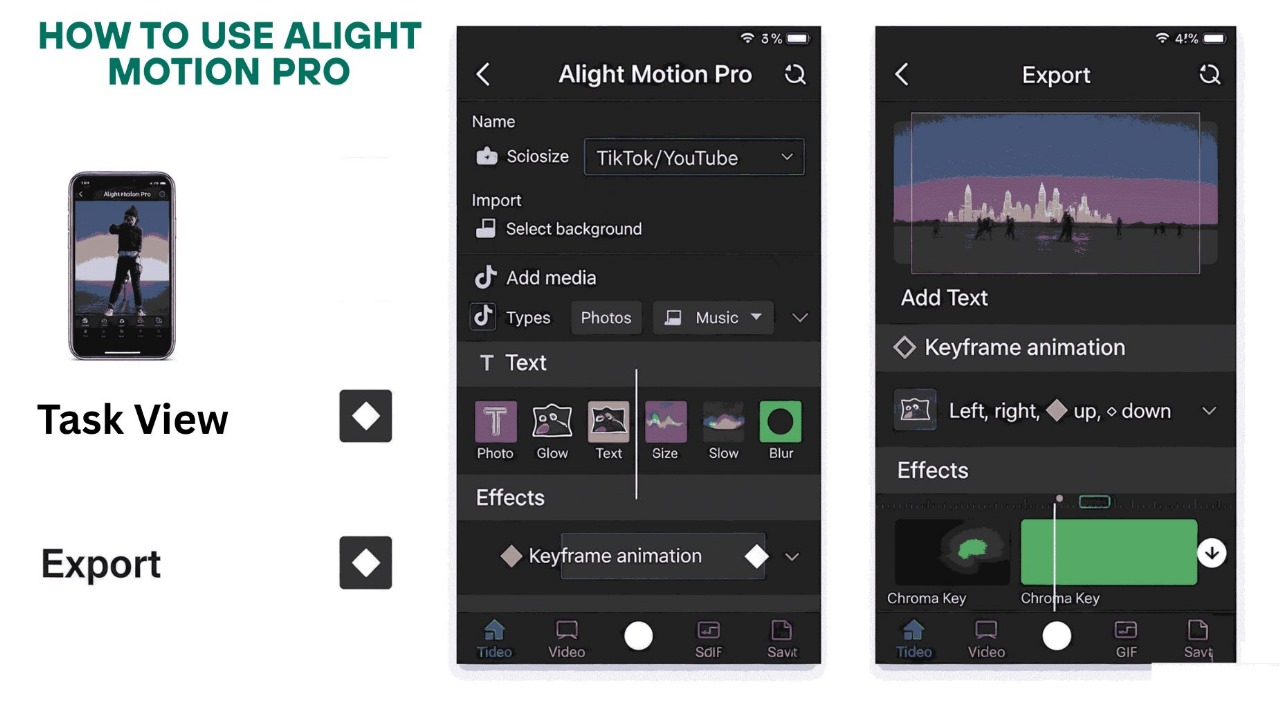 How to Use Alight Motion App