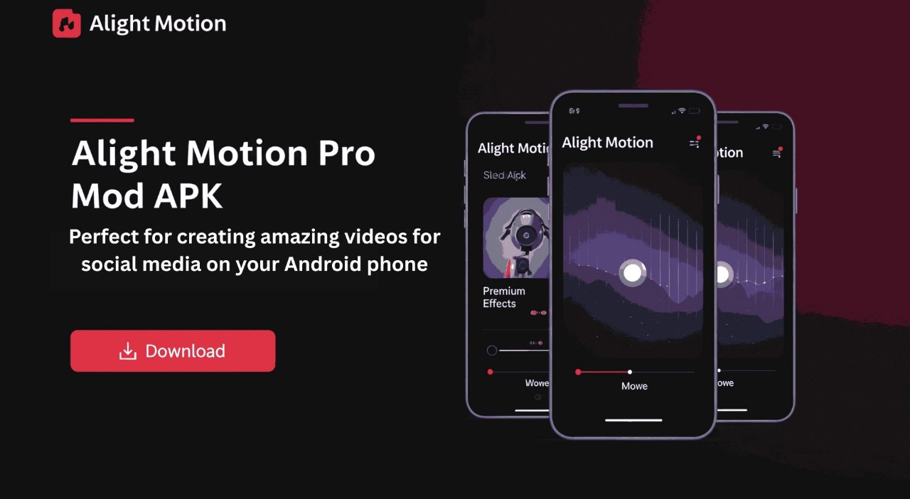 Alight Motion Pro Mod APK Interface