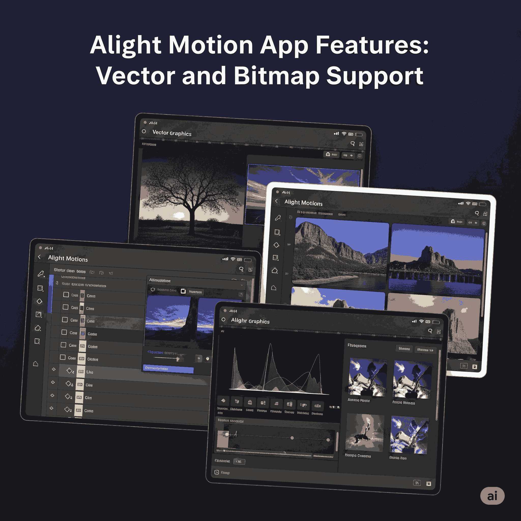 Vector and Bitmap Support